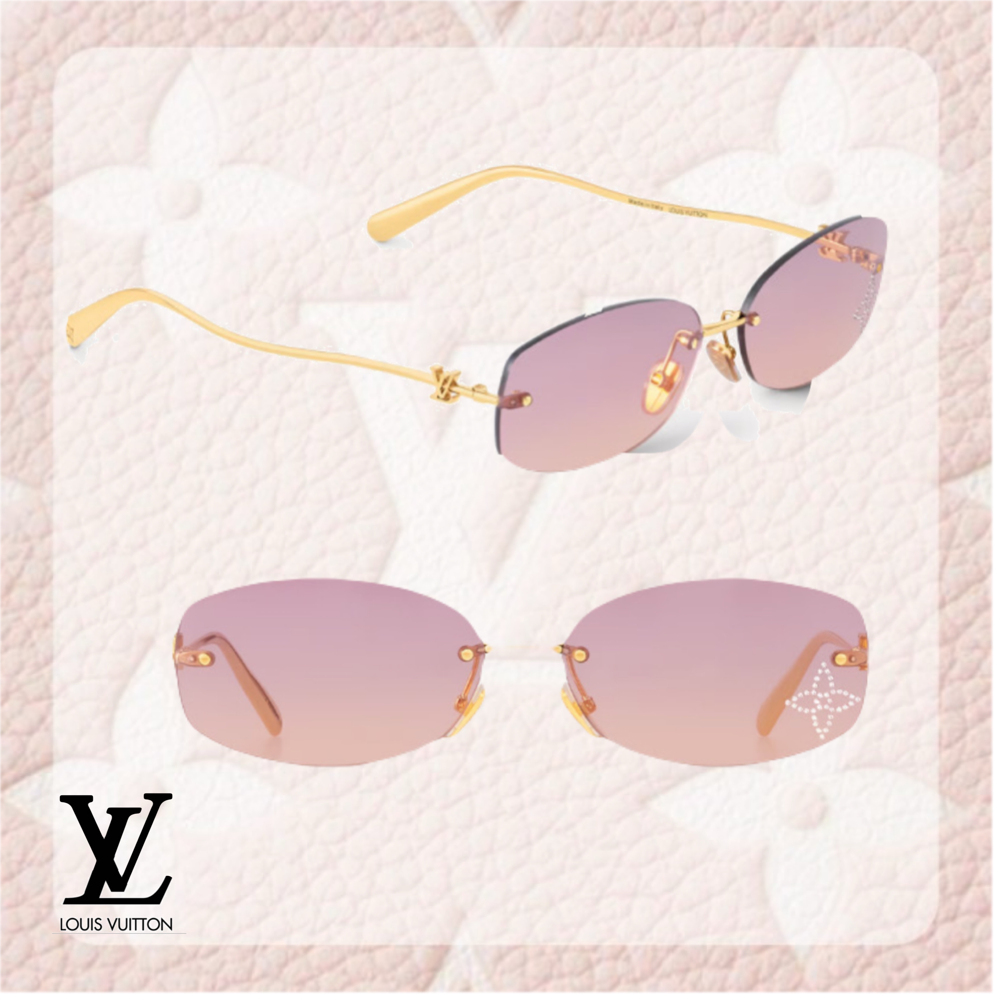 【お洒落で可愛い♡】LV グラム 2.0 オーバルサングラス