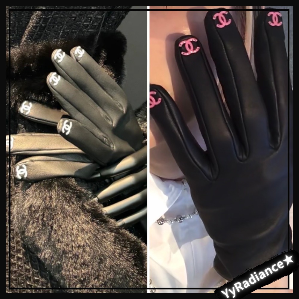【指先のロゴがオシャレ♡】CHANEL グローブ