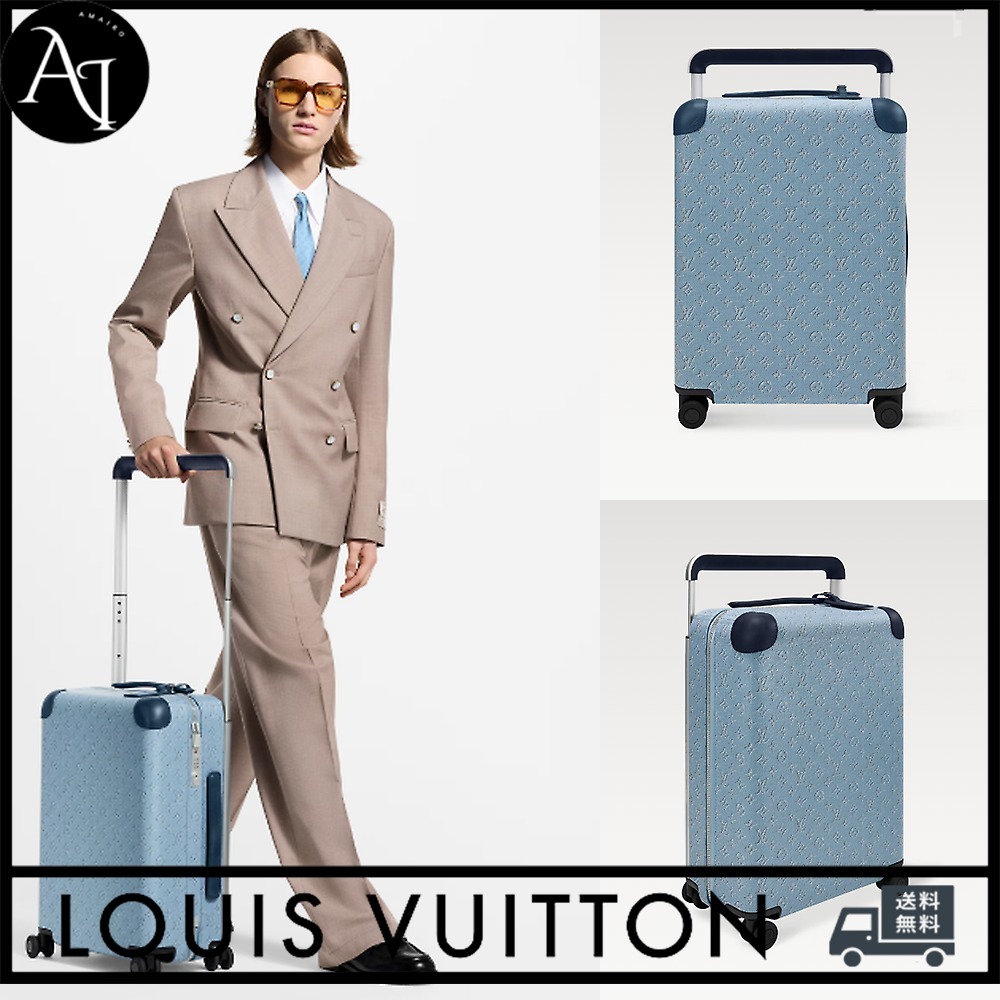 [SALE]ヴィトン Vuitton スーツケース ホライゾン 55 ブルー