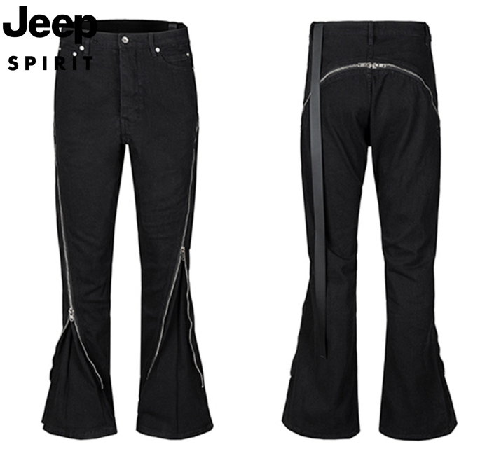 jeep デニムパンツストリートパンツフレア デニムパンツジーンズ