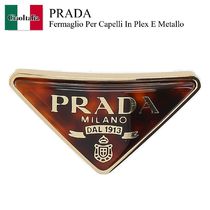 Prada Fermaglio Per Capelli In Plex E Metallo