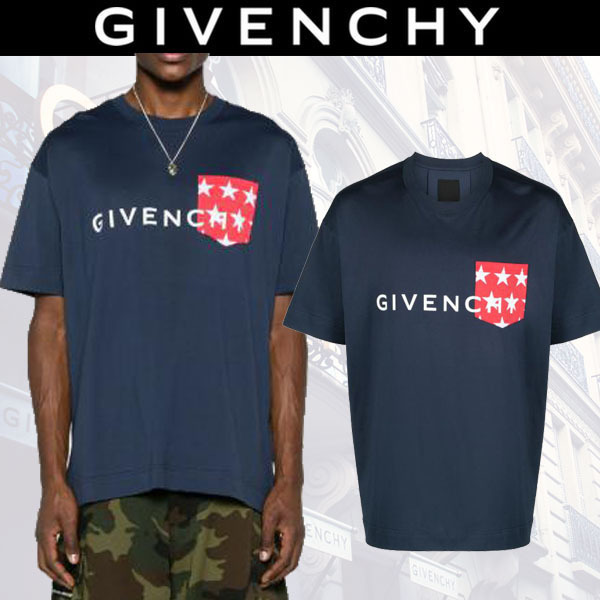 GIVENCHY スタープリントがかっこかわいい♪ロゴ Tシャツ