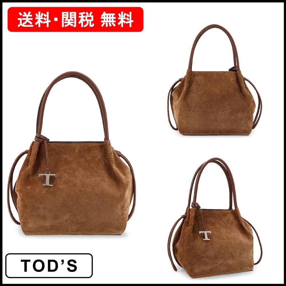 【TODS】ドローストリングショルダーバッグ☆SALE中