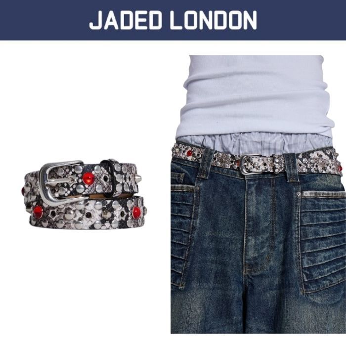 JADED LONDON★ストリートファッション スネーク スタッズベルト