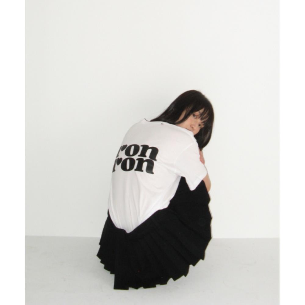 ショートパンツ \"RONRON\" OFF BALANCE PLEAT LAYERED SHORTS PANTS BLACK RR25BP
