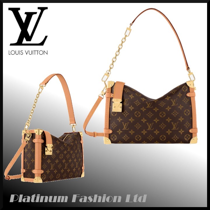送料込◆希少品♪【LOUIS VUITTON】Side Trunk GM Monogram