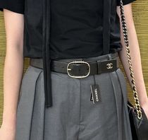 【上品に魅せる♡】CHANEL ベルト 25メティエダール 2023メティエダール◇送料無料！【CHANEL】ドレス コットン 白