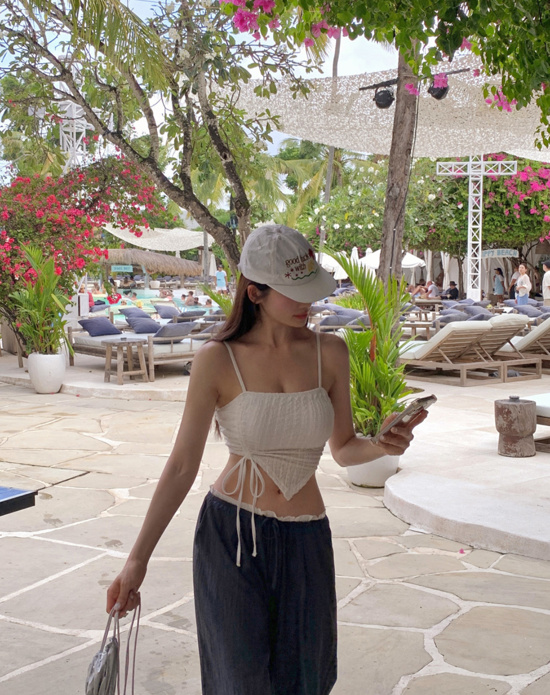 《韓国 HAVANA SUNDAY》Molly Ribbon Bikini Set ビキニセット
