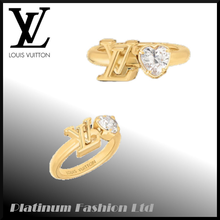 送料込◆希少品♪【LOUIS VUITTON】LV Iconic Heart Ring Gold