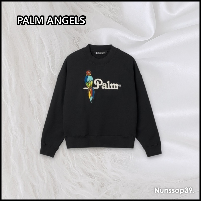 《PALM ANGELS》 パロット コットン スウェットシャツ