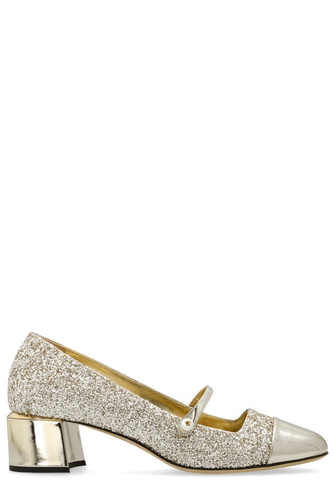 JIMMY CHOO エリサ 45 クリッタハンフス ELISA45JBZ GOLSAN