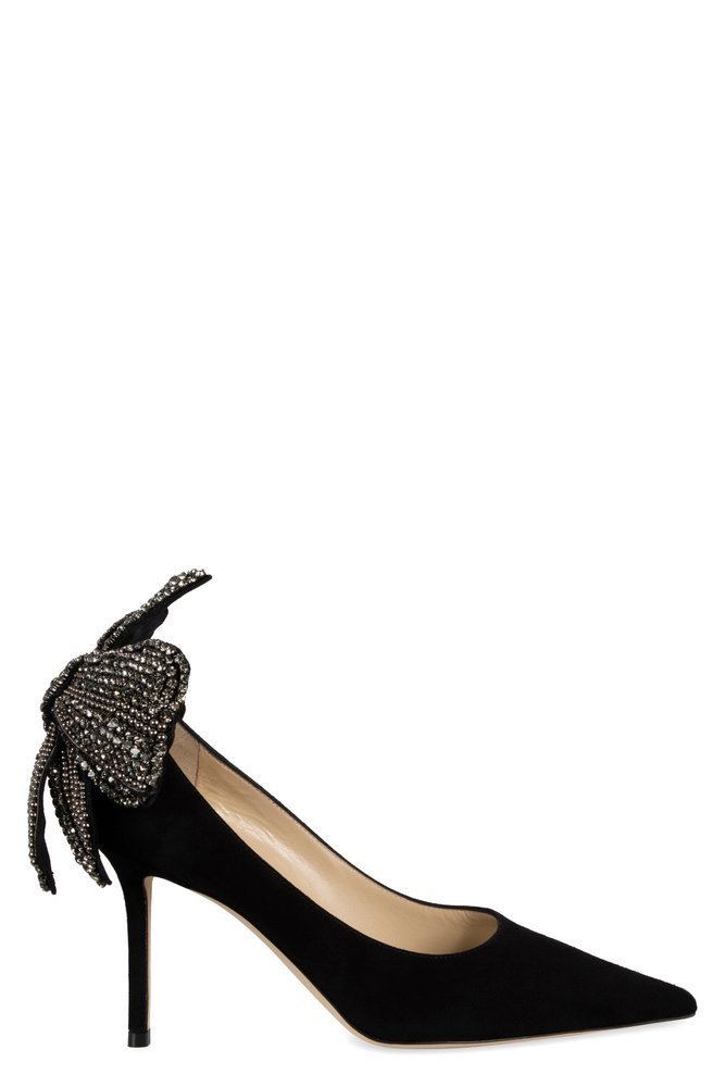 JIMMY CHOO ラフ85ホインテットトゥハンフス LOVE85 BLACKMIX