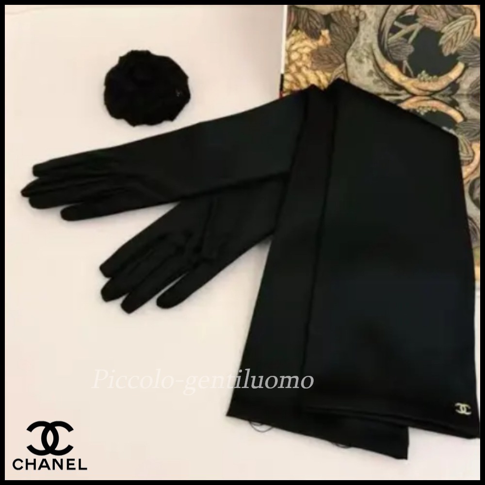 【上品&艶やかなロンググローブ♡】CHANEL★グローブ