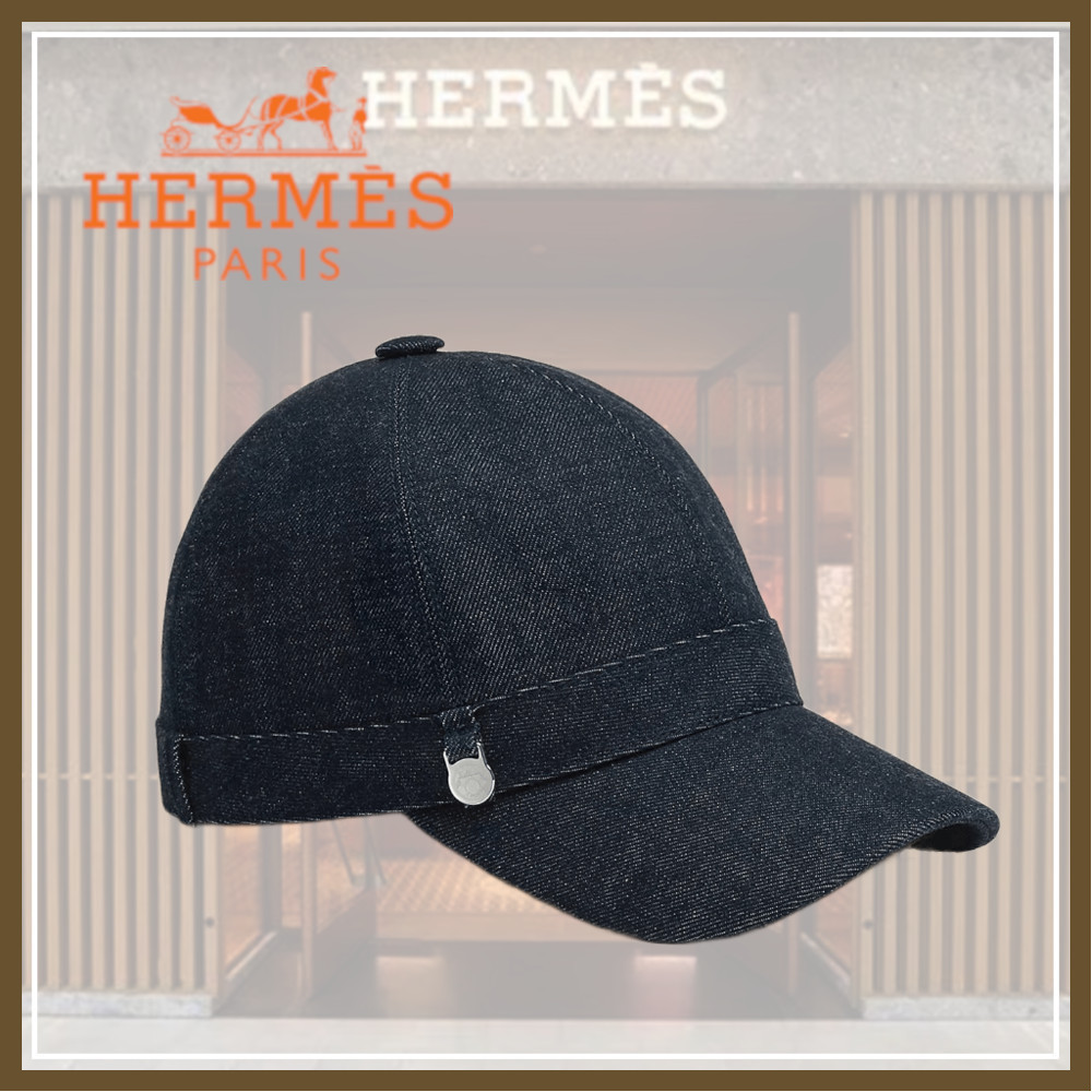 【シルエットがきれい♡】HERMES Joanne デニムキャップ