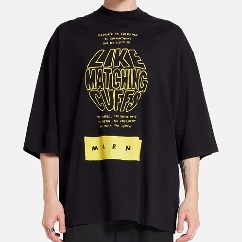 “MARNI” プリント7分袖Tシャツ/カットソー