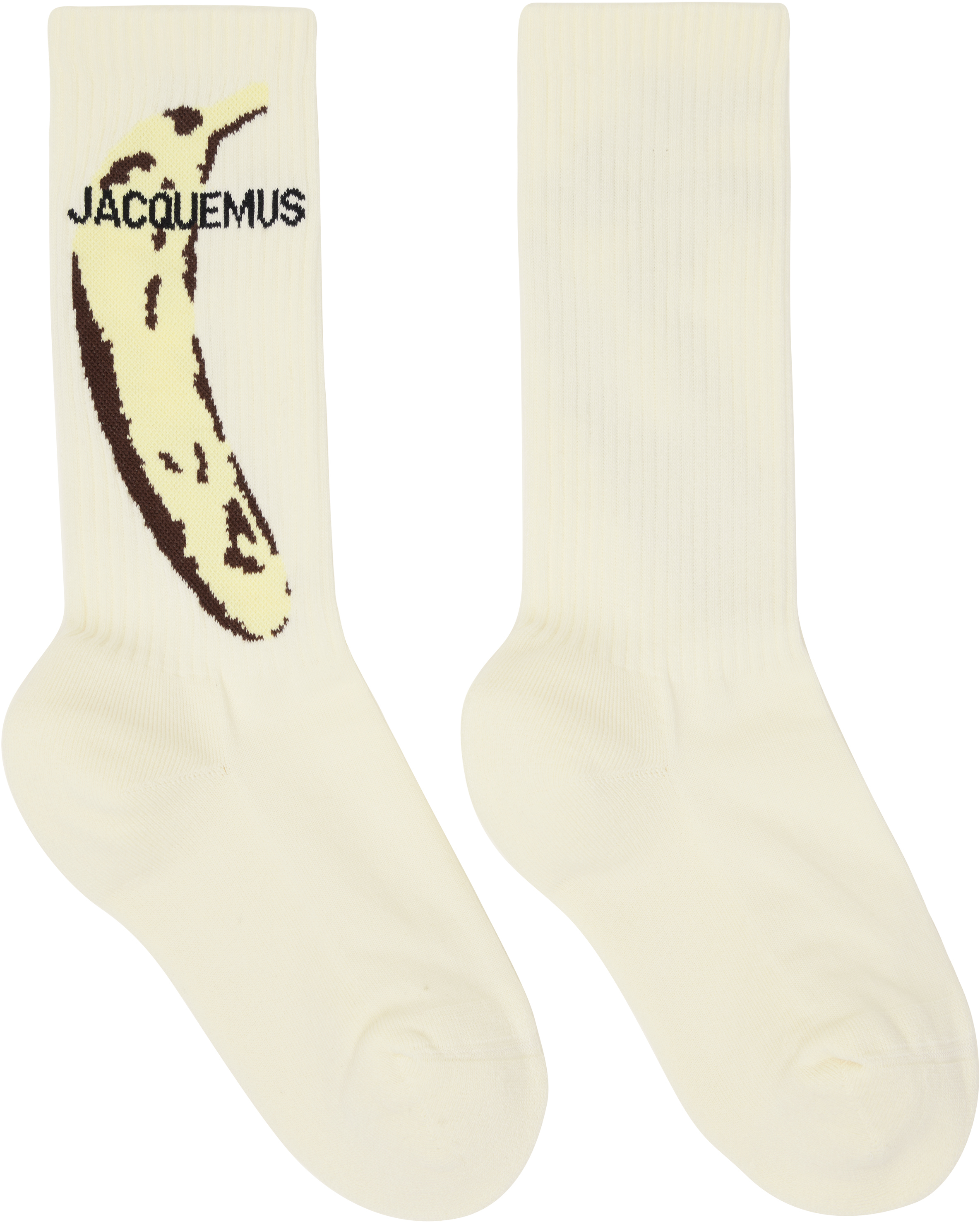 【関税込み】JACQUEMUS オフホワイト The Jacquemus ソックス