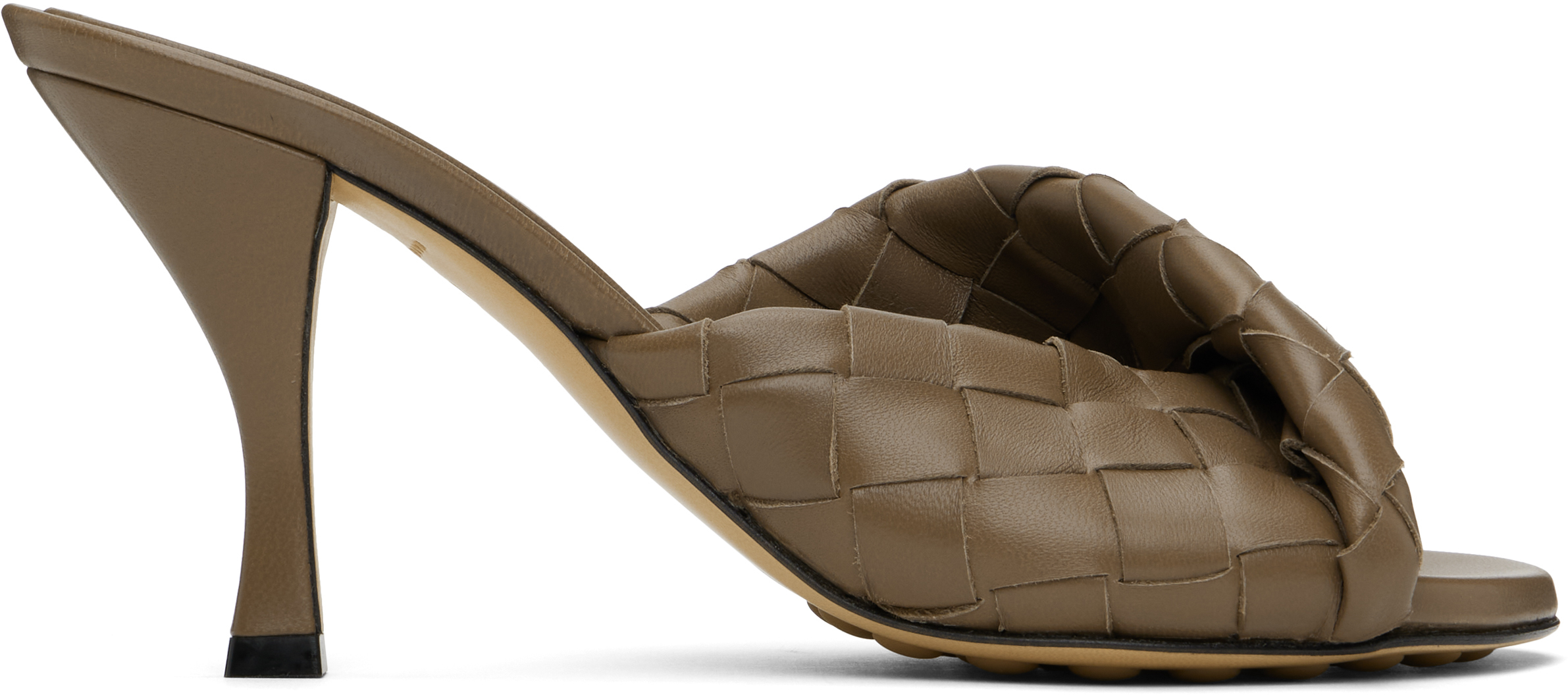 【関税込み】Bottega Veneta ブラウン Blink ヒールサンダル