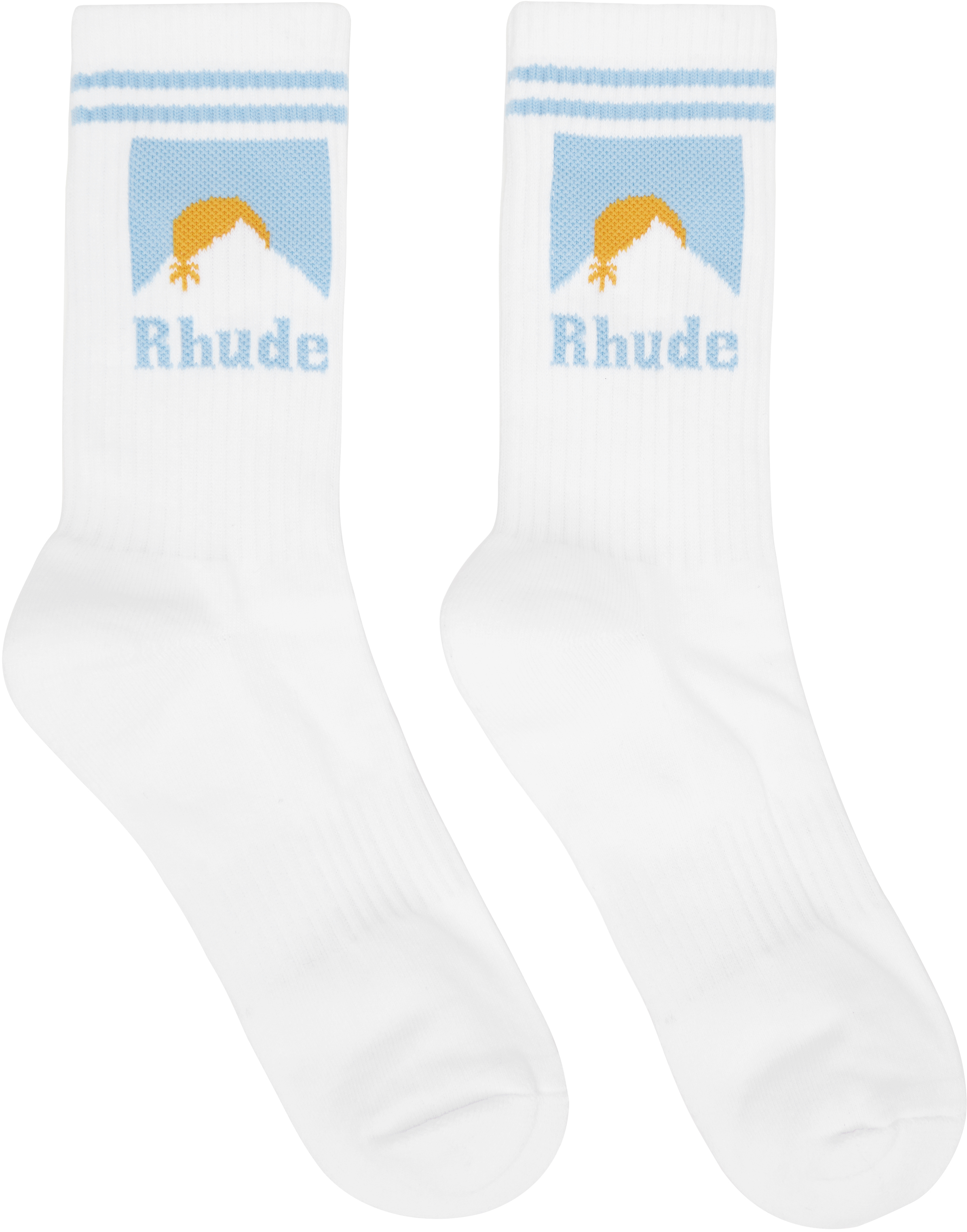 【関税込み】Rhude ホワイト Moonlight ソックス