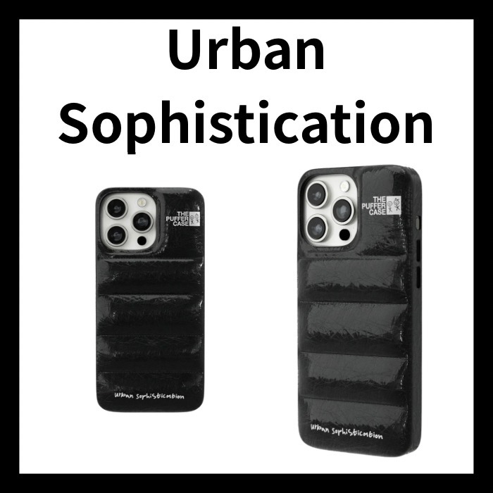 Urban Sophistication ブラック iPhone16ケース洗練デザイン