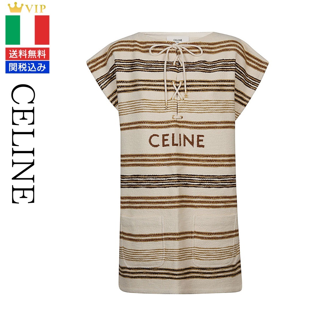 VIP【送料関税込】CELINE COTTON SHORT DRESS