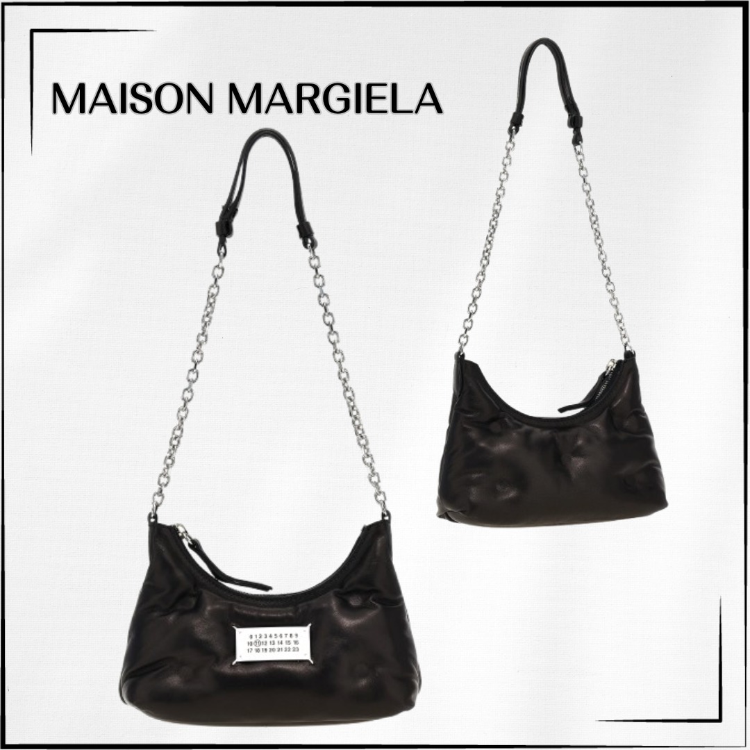 【MAISON MARGIELA】GlamSlam hobo ショルダーバッグ ブラック
