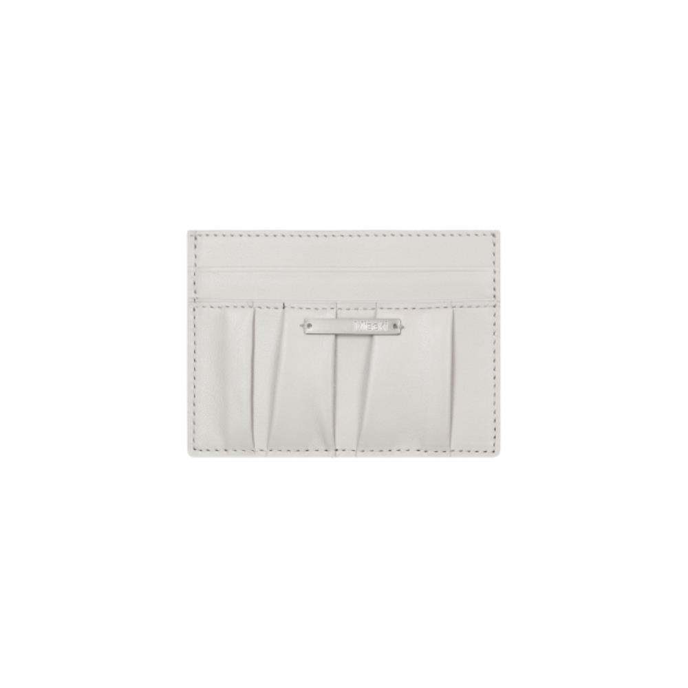 ★ MISEKI SEOUL★ Pleats card holder GREY MSK253AC01GR