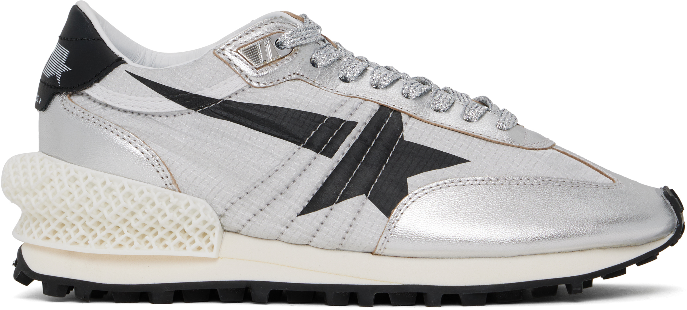 【関税込み】Golden Goose シルバー Marathon スニーカー