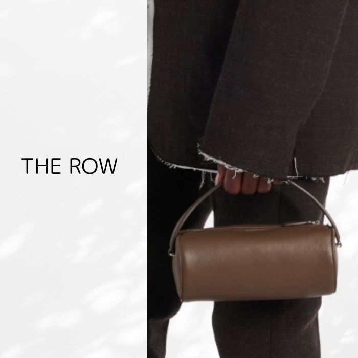 【THE ROW】90年代風のラウンド型レザーショルダーバッグ