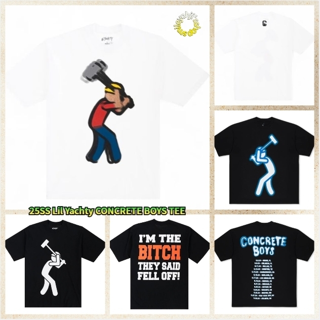 ★25SS 入手困難★Lil Yachty CONCRETE BOYS TEE