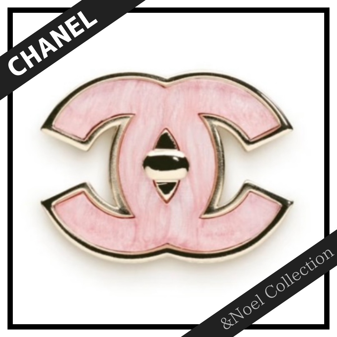 【ピンクのターンロックに一目惚れ♡】CHANEL *ブローチ