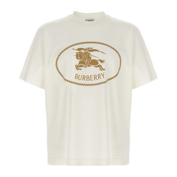 Tシャツ・カットソー Burberry FW25 'Seth' T-shirt (8110112 CHALK