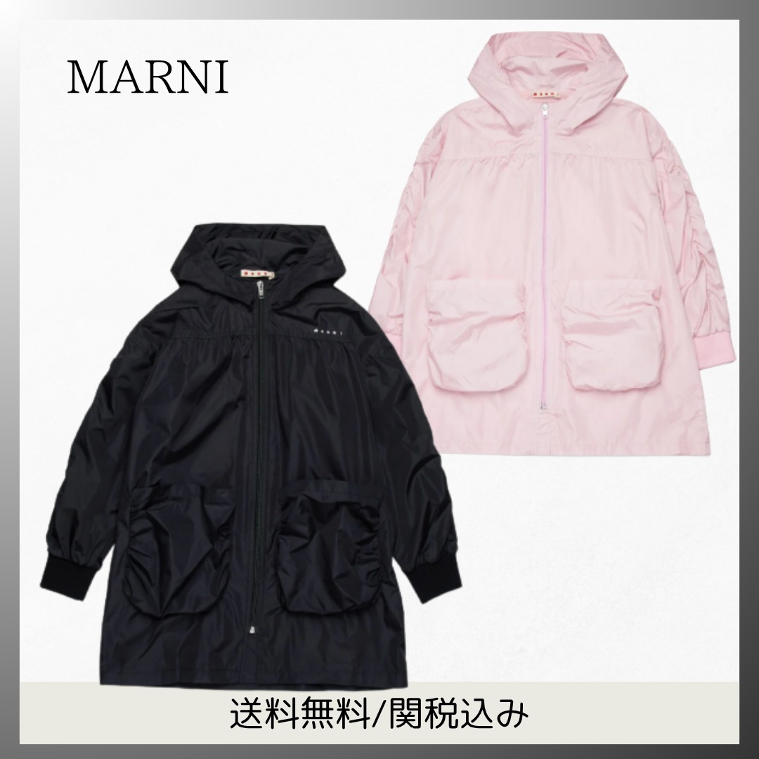 MARNI◆ロゴ 刺繍 フード付き ジャケット《大人もOK》