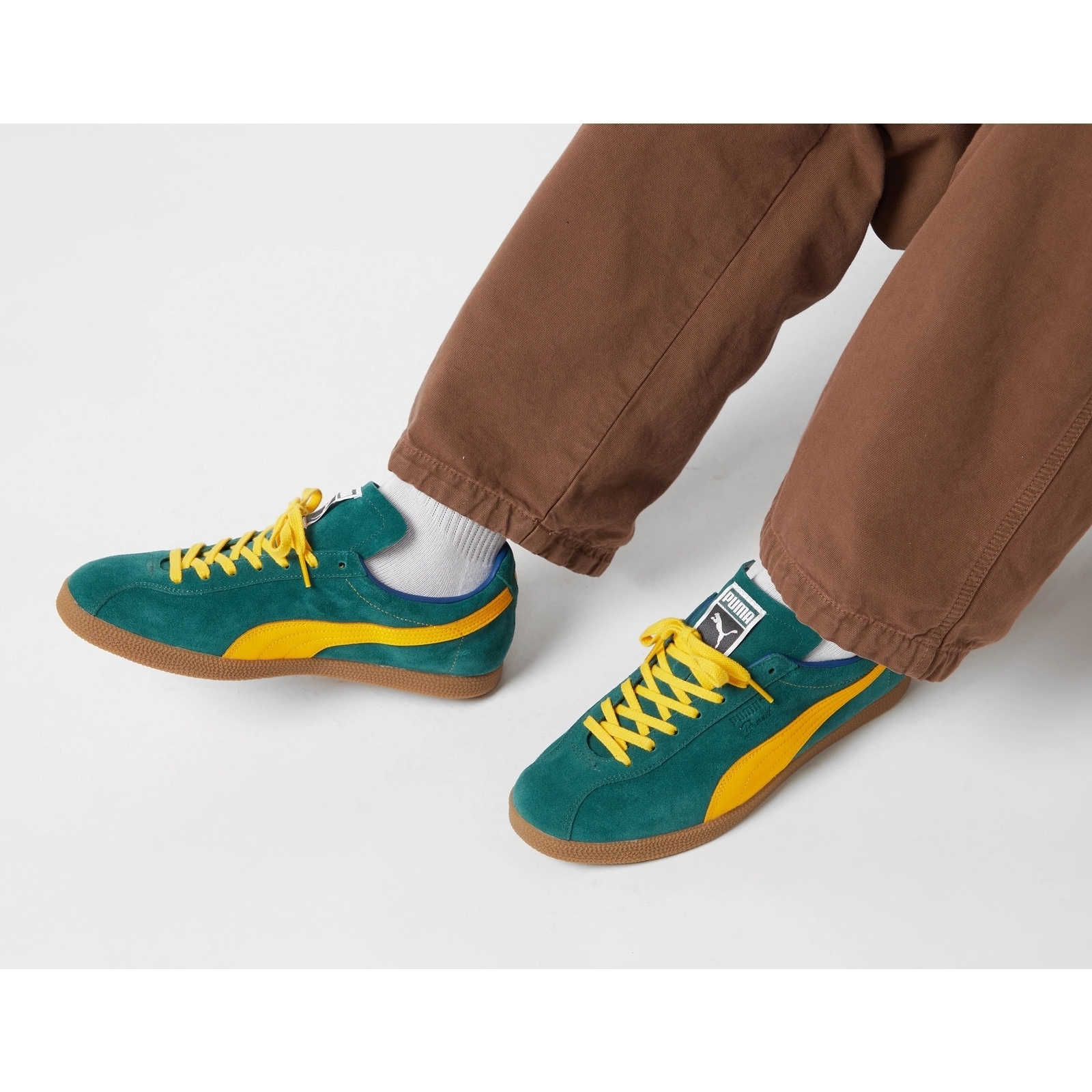 ★PUMA★ブラジル★グリーン/イエロー★