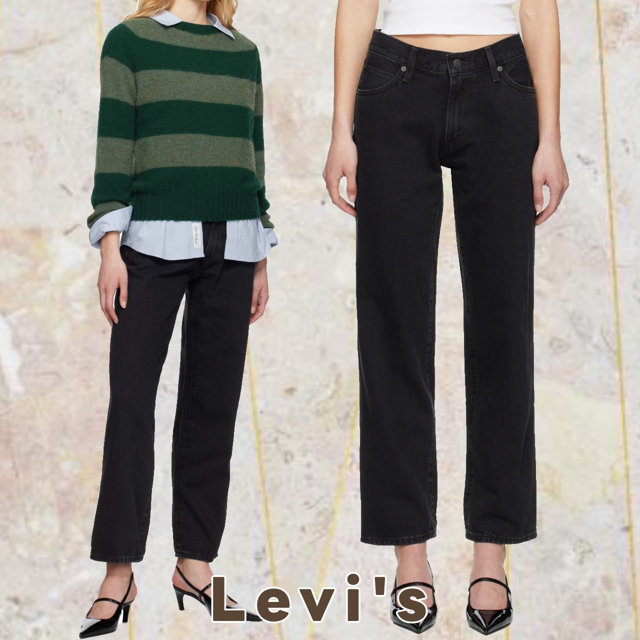大人のデニムコーデに♪【Levi's】ブラック '94 バギージーンズ