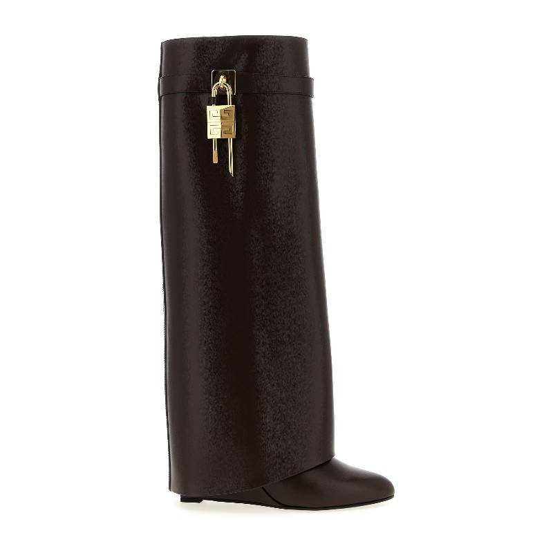ロングブーツ GIVENCHY FW25 'Shark Lock' boots (BE702EE1JA 202)