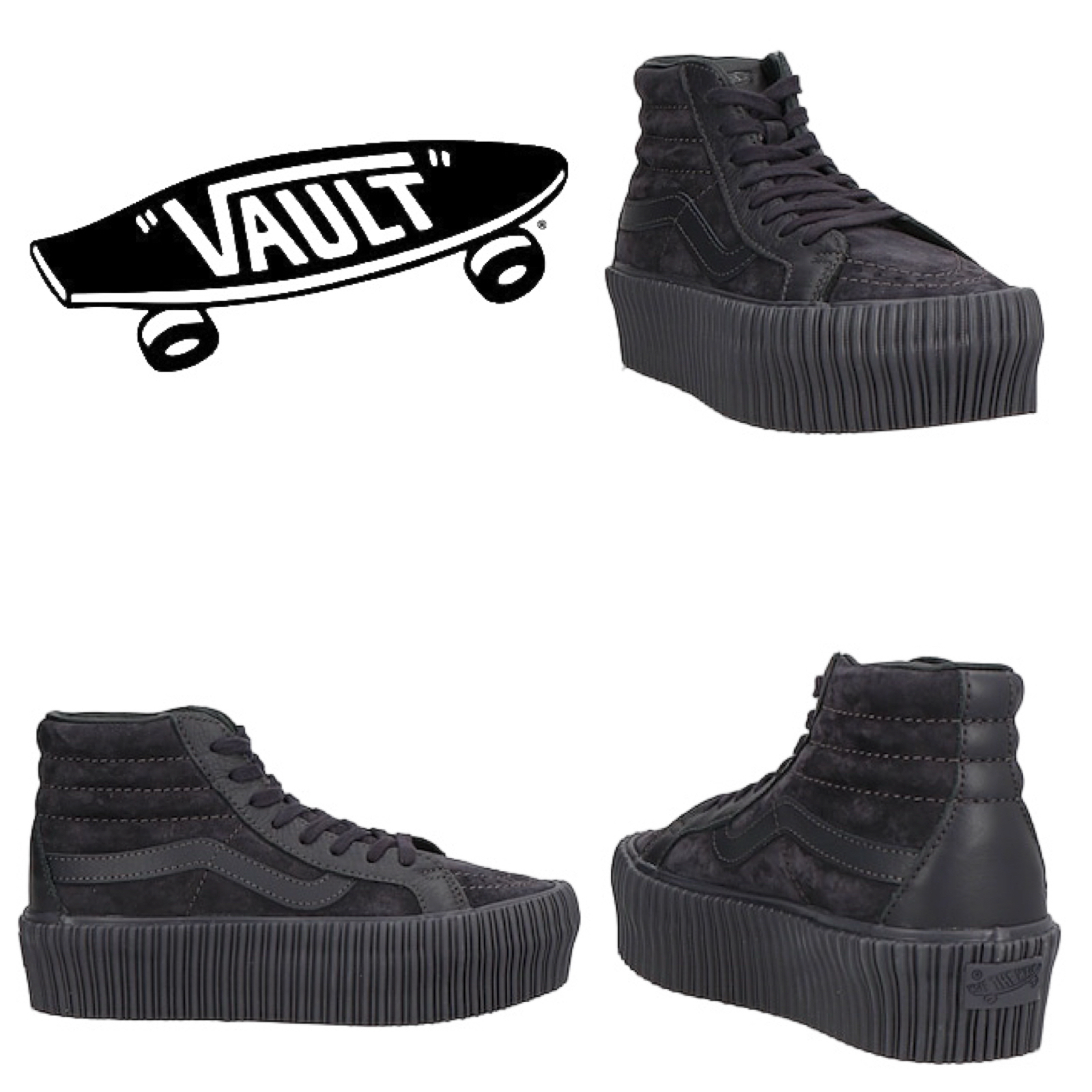 VANS VAULT レディーススニーカー ミッドナイトブルー