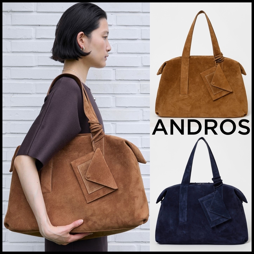 ANDROS ■ Mocha Suede Bag