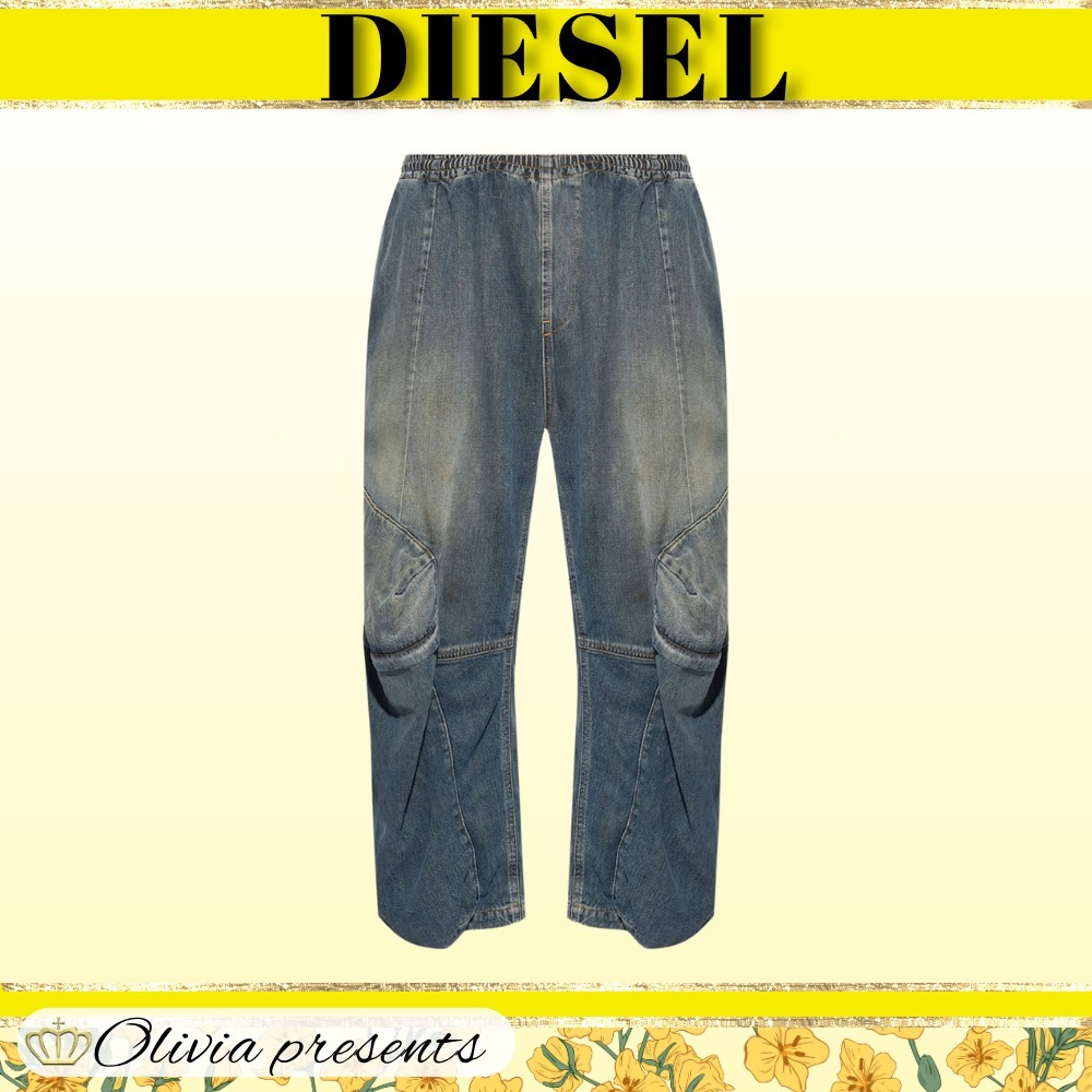 DIESEL>>D-パラ-ショート-FSF ルーズフィット ジーンズ