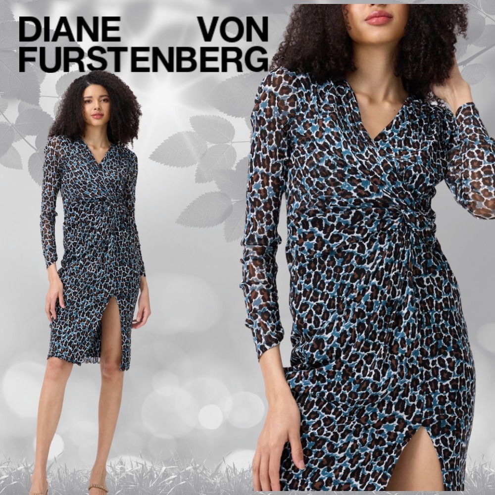 【関税込】DVF ★都会に映える、知性と品格★ダフネ ドレス