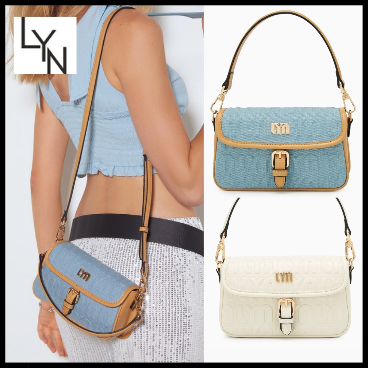 日本未発売【Lyn】CALINA ミニショルダーバッグ 2Way