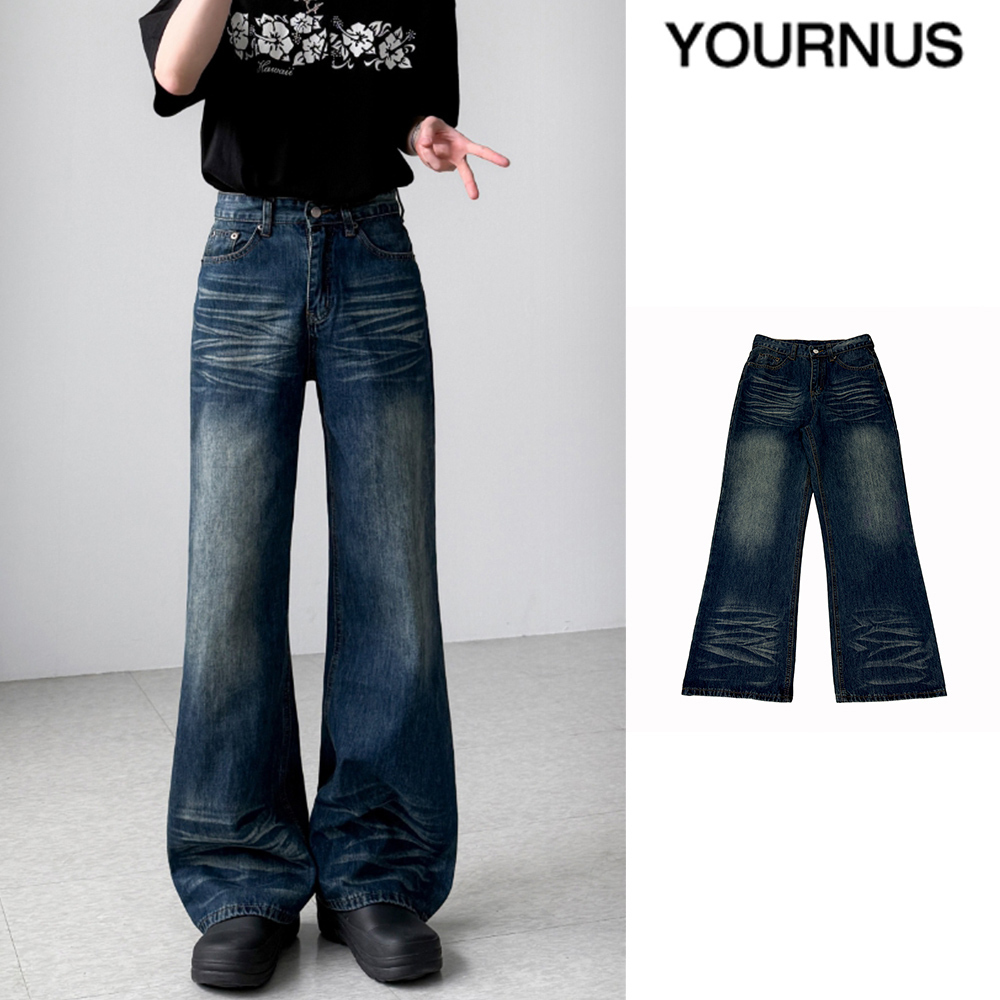【YOURNUS】Bendy Bootcut Wide Denim