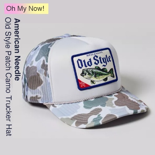 ハット American Needle Old Style Patch Camo Trucker Hat