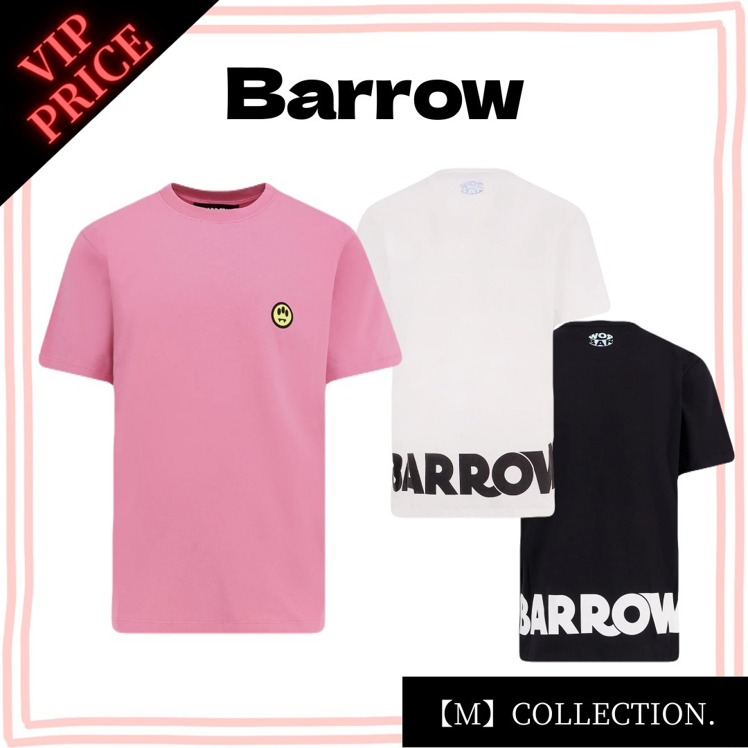 ☆★VIP価格★☆『Barrow』ロゴプリント コットン Tシャツ