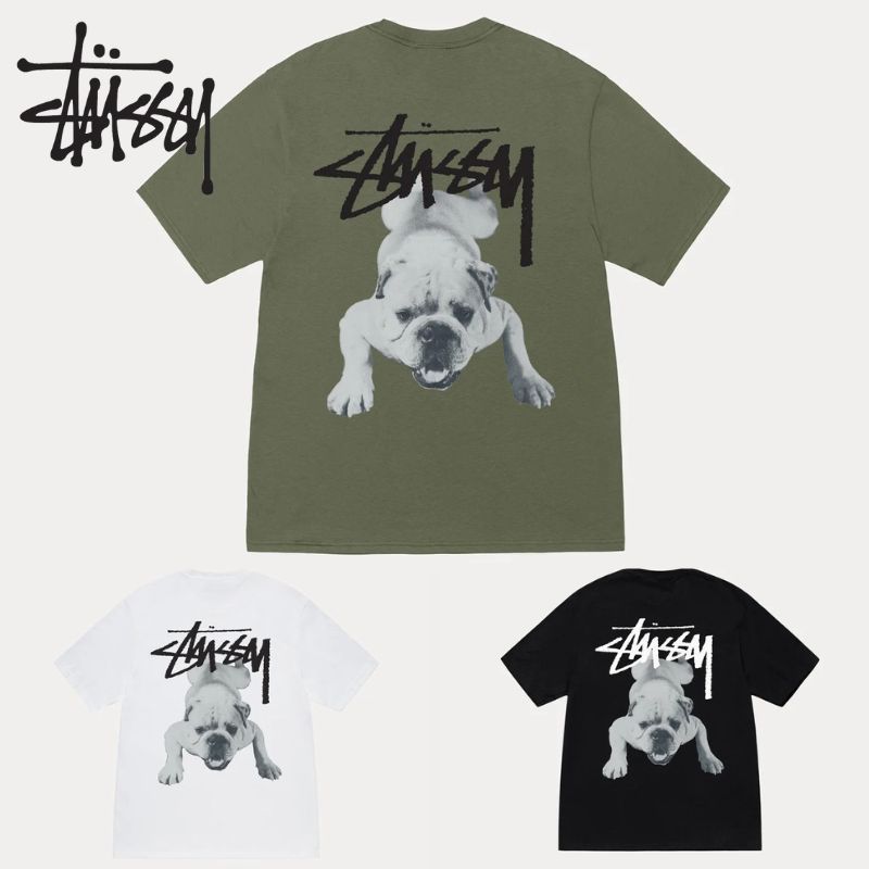 STUSSY STOCK DOG 半袖 Tシャツ 送料/関税込