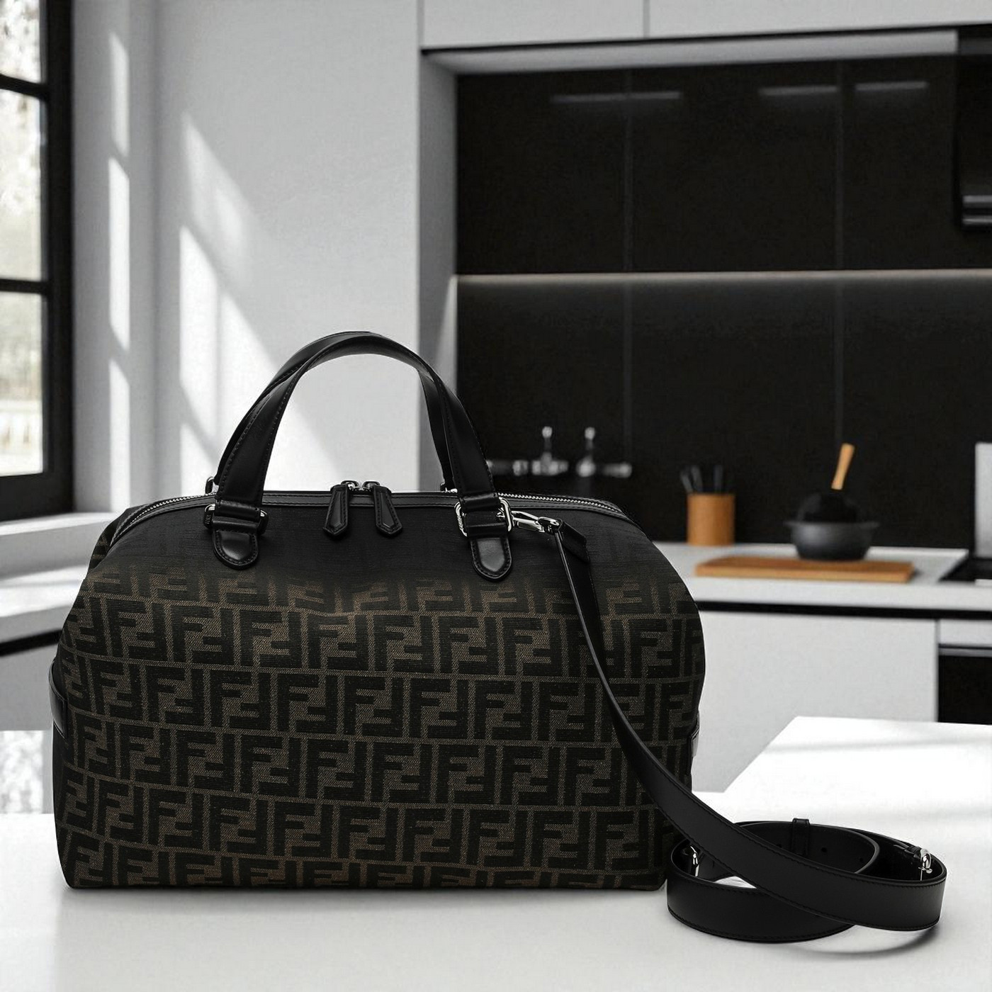 FENDI シエスタ ミディアム FF エクリプス バッグ