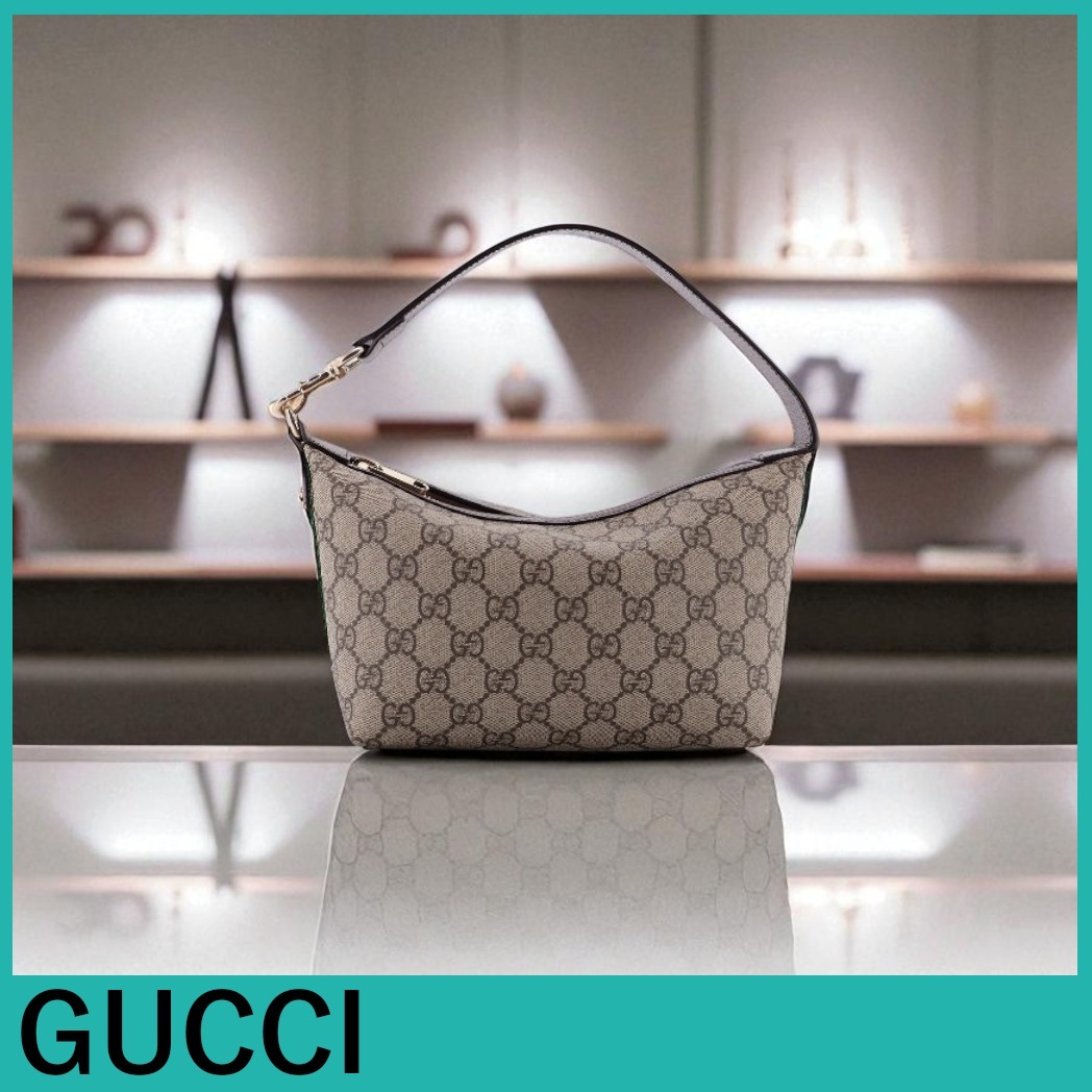 GUCCI★Supreme GGファブリックショルダーバッグ