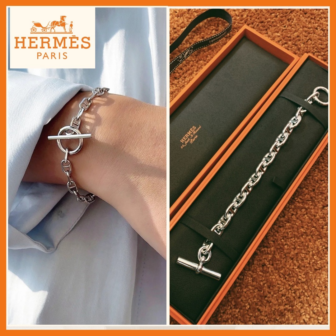 圧倒的存在感！大人気【HERMES】シェーヌダンクルブレスレットPM