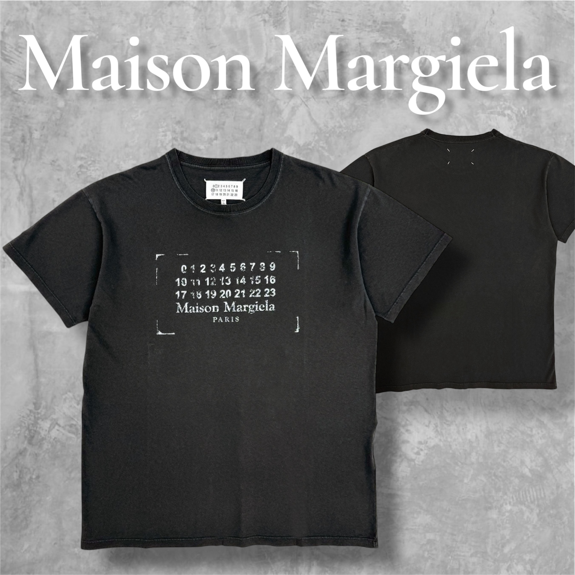 【Maison Margiela】Tシャツ ダークグレー