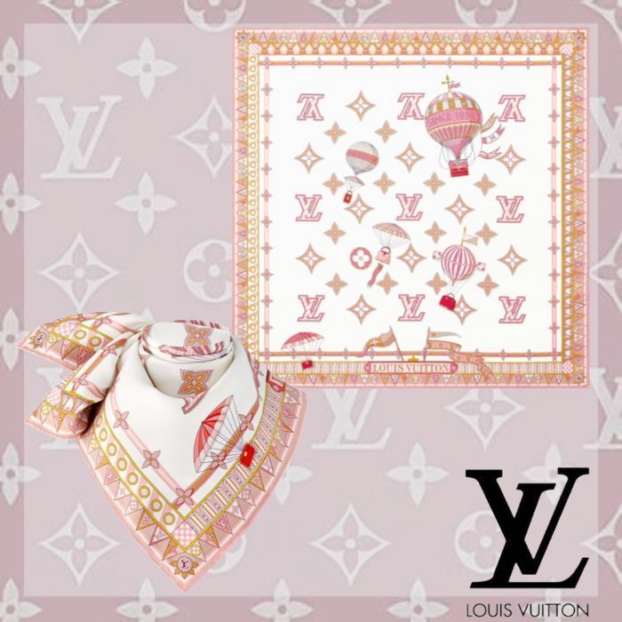 【大人可愛く上品☆ 国内発】LV カレ70・フロム ザ クラウド
