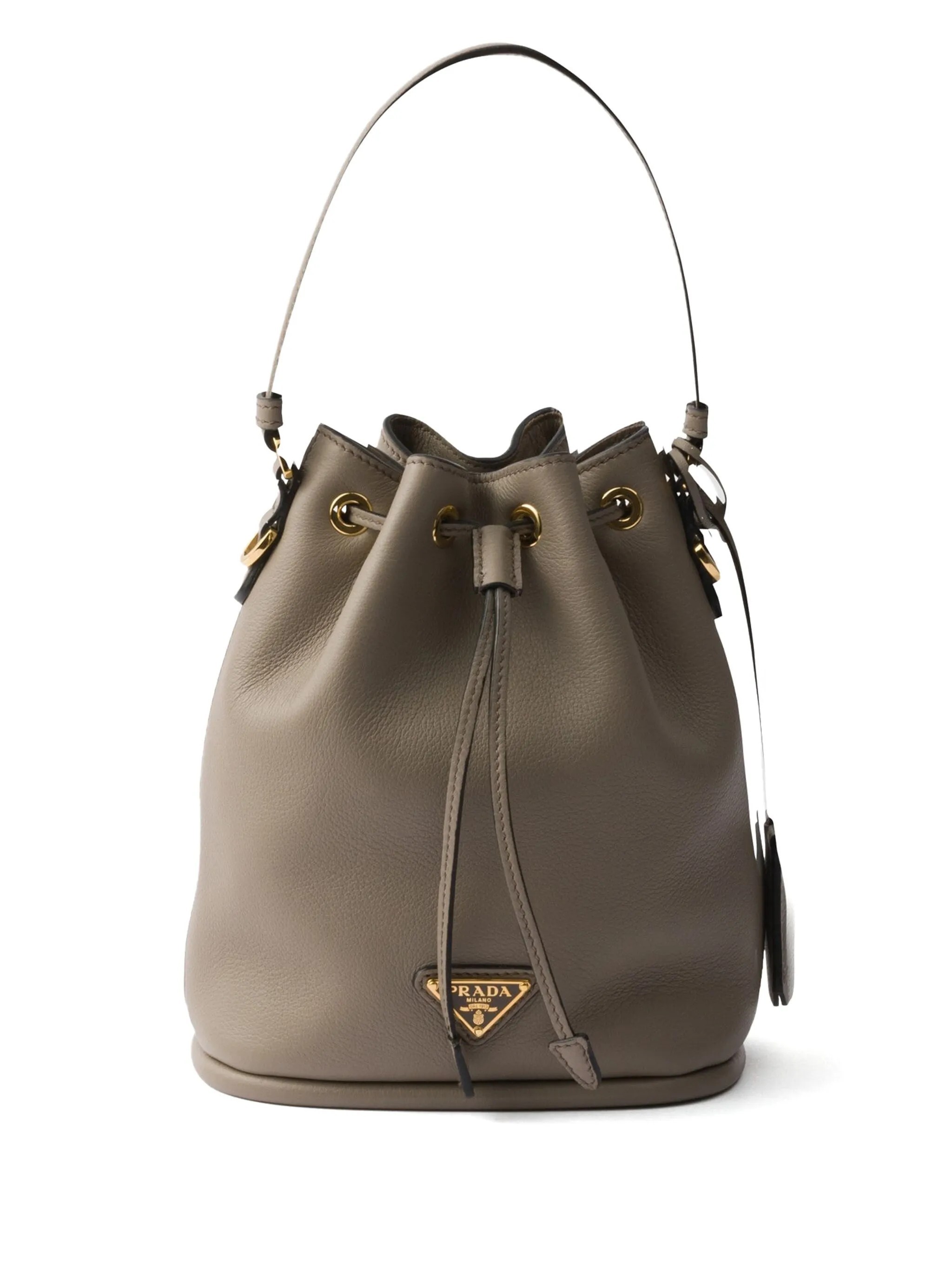 Prada プラダ レザー バケットバッグ